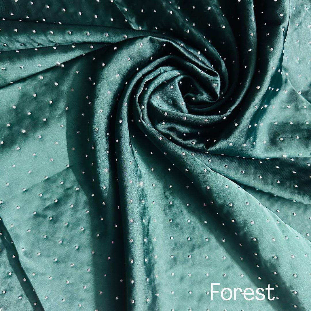 Diamond silk hijab - FOREST