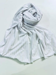 RIBBED JERSEY HIJAB-WHITE