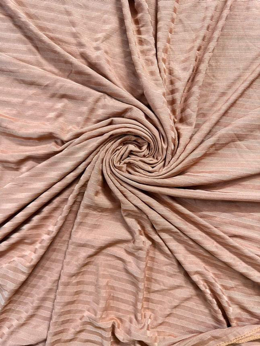 RIBBED JERSEY HIJAB-PEACHY