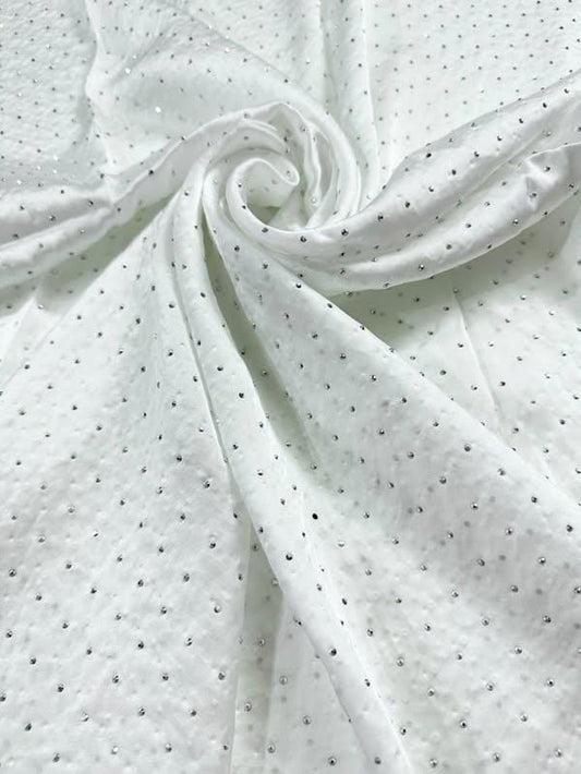 Diamond silk hijab - OFFWHITE