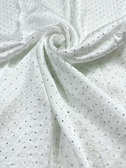 Diamond silk hijab - OFFWHITE