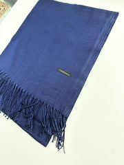 Winter Cashmere Pashmina -NAVYBLUE