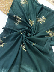FOIL TURKISH HIJAB-GREEN
