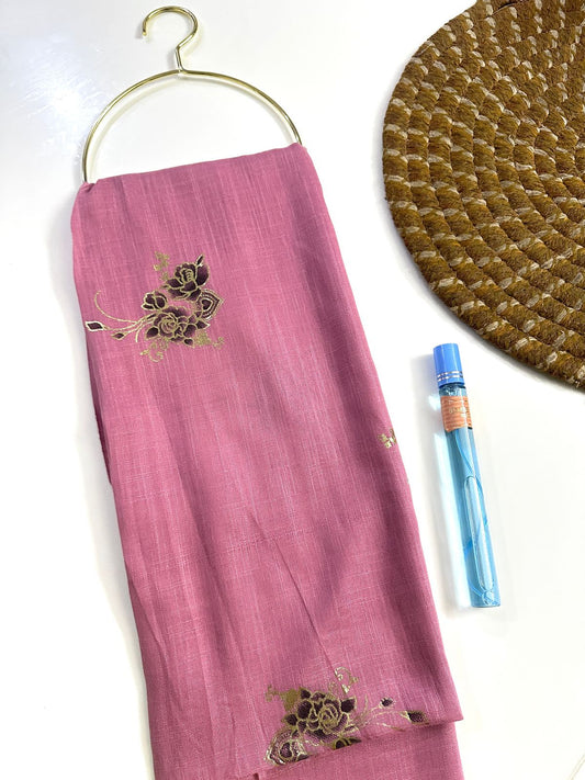 FOIL TURKISH HIJAB-ROSE