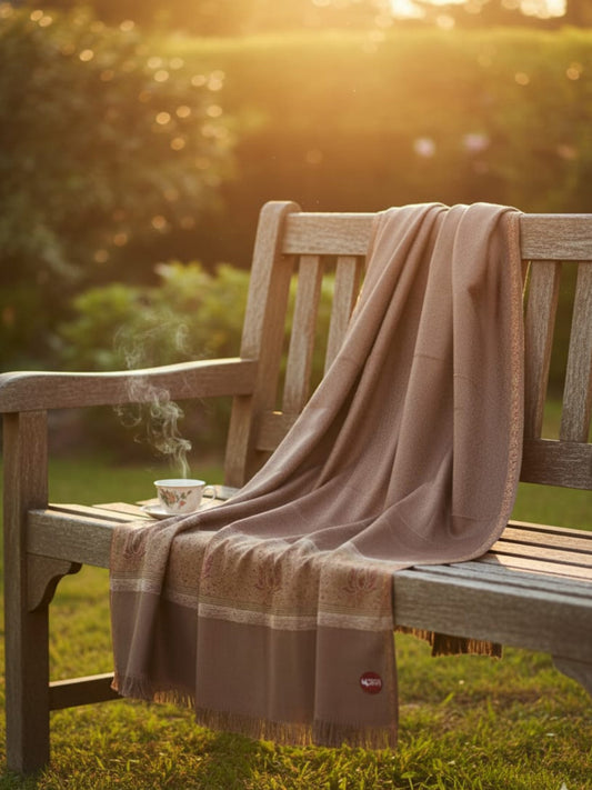 Lux Self Shawl-Brown