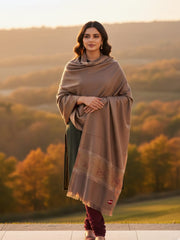 Lux Self Shawl-Brown