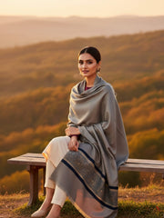 Lux Pashmina Shawl-Moon