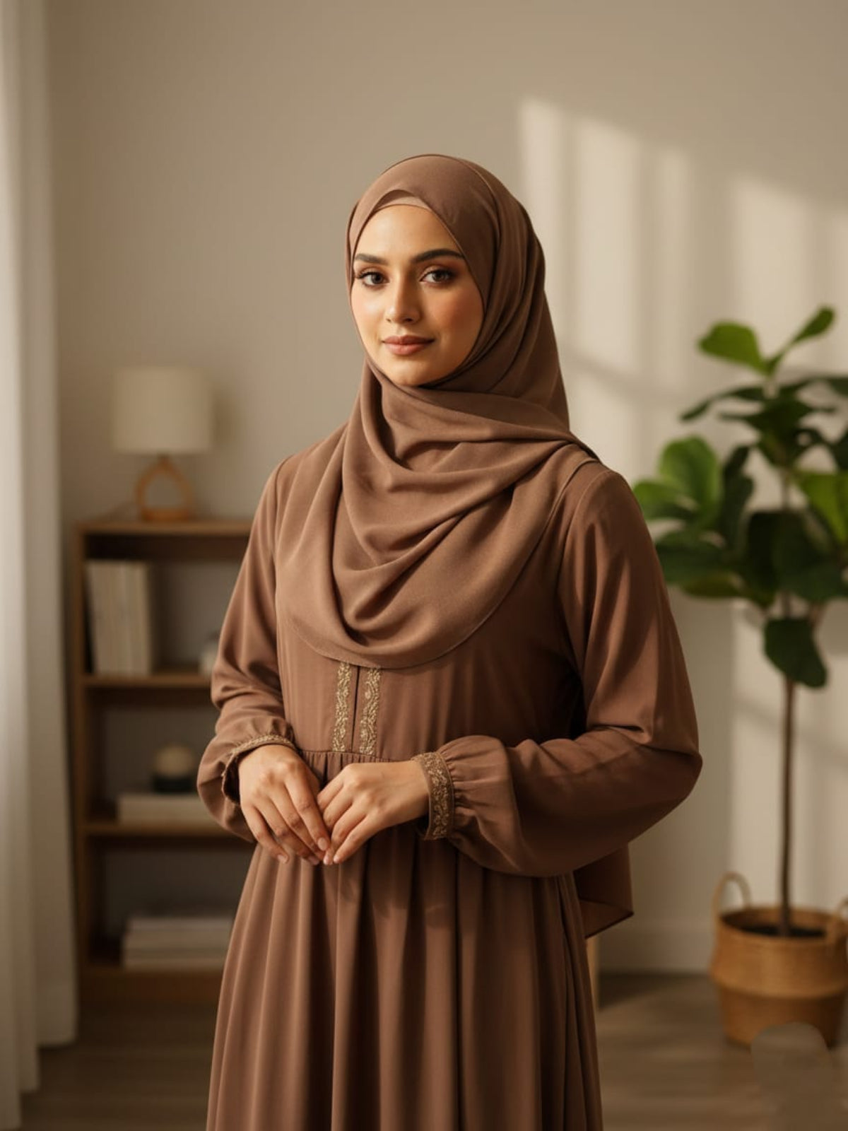 Moonlight Hijab-Chocolate