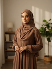 Moonlight Hijab-Chocolate
