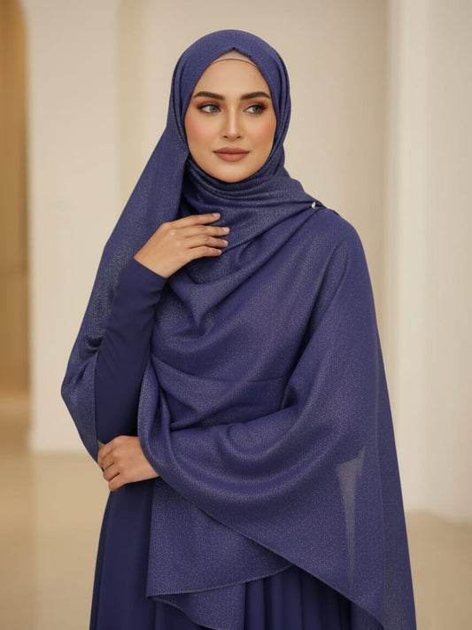 Moonlight Hijab-BlueBerry