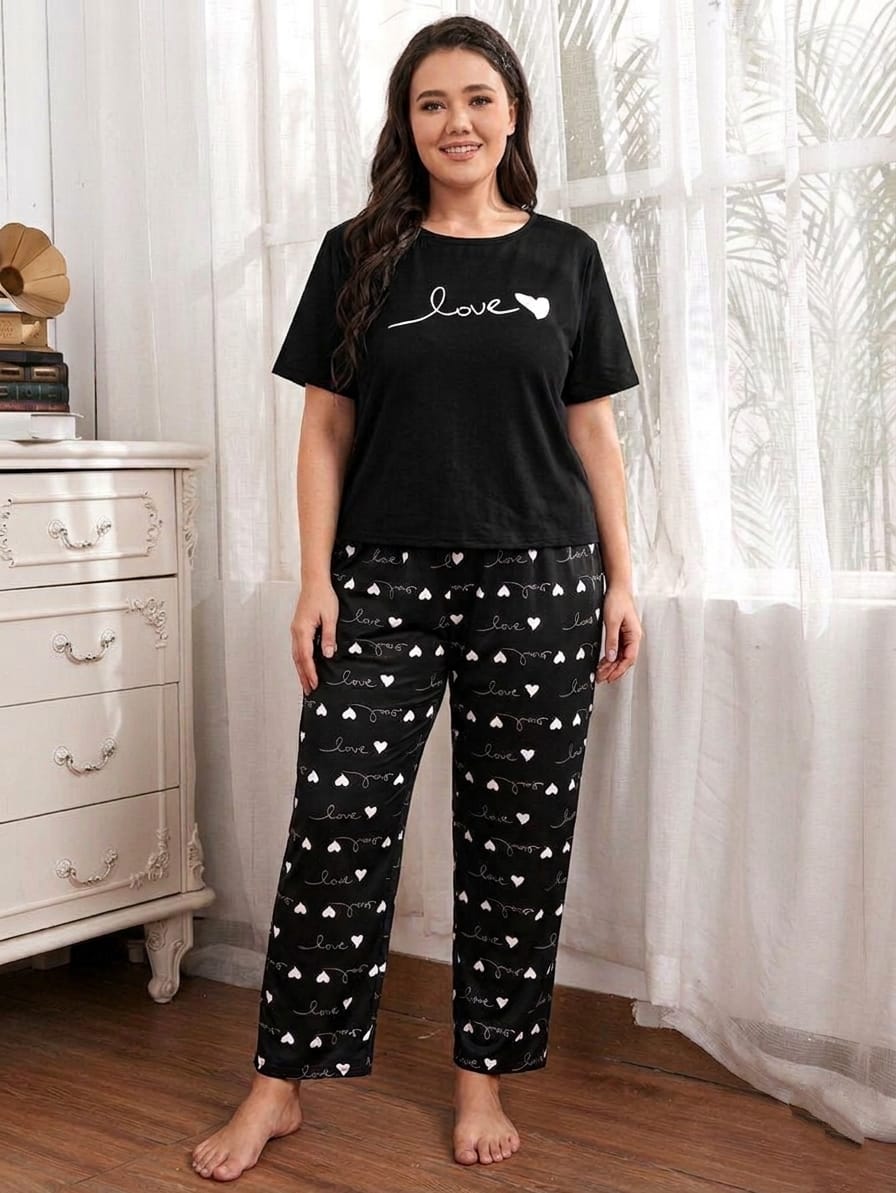 Ladies NightWear-Black Love