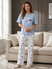 Ladies NightWear-Sky Blue