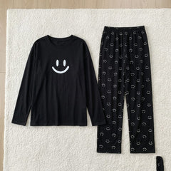 Ladies NightWear-Smily Black