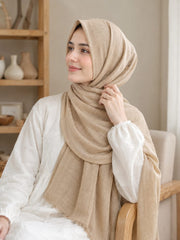 Turkish Lawn Hijab - WHEAT