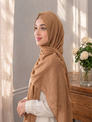 Turkish Lawn Hijab - CAMEL