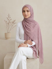 Aura Georgette Hijab-Dusty Rose