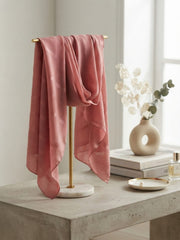 Aura Georgette Hijab-Antique Rose