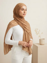 Aura Georgette Hijab-Taupe