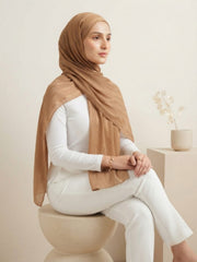 Aura Georgette Hijab-Taupe