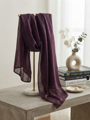 Aura Georgette Hijab-Deep Plum