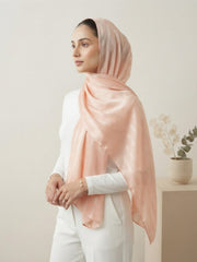Aura Georgette Hijab-Nude Peach