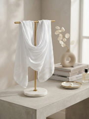 Aura Georgette Hijab-White