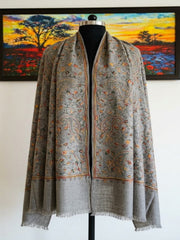 Soul Embroidered Shawl-Sand Beige