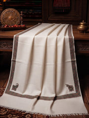 Handmade Elegance Shawl-Off White