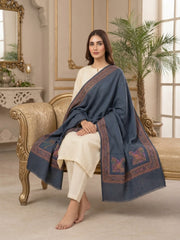 Alaya Handmade Shawl-Slate Grey