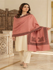 Alaya Handmade Shawl-Coral Pink