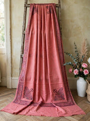 Alaya Handmade Shawl-Coral Pink