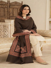 Alaya Handmade Shawl-Dark Brown