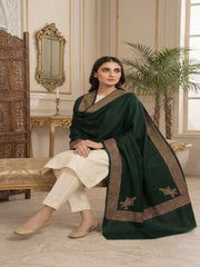 Alaya Handmade Shawl-Emerald Green