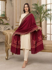 Alaya Handmade Shawl-Deep Red