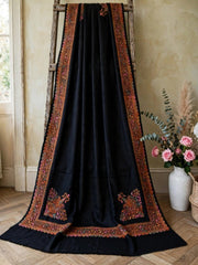 Alaya Handmade Shawl-Black