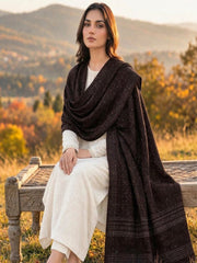 Dark Chocolate Brown-Moonlight Shawl