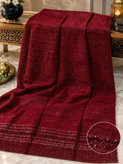 Deep Red-Moonlight Shawl