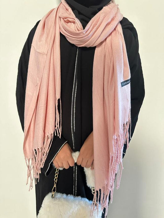 Winter Cashmere Pashmina -TEA PINK