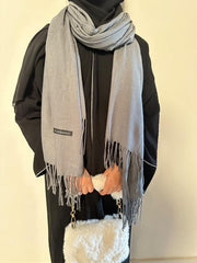 Winter Cashmere Pashmin- GREY