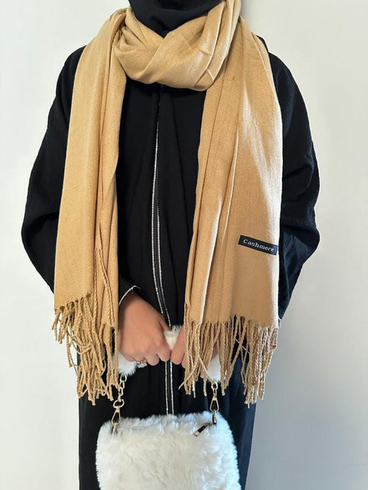 Winter Cashmere Pashmina - CAMEL