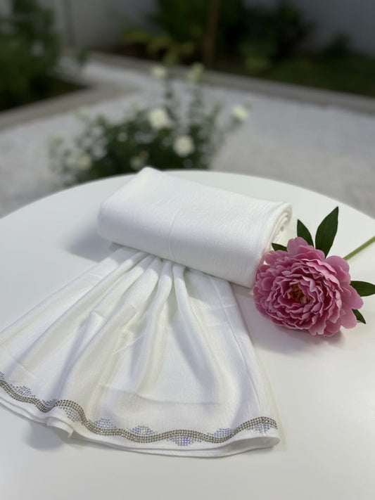 Velvety Touch Stone -White