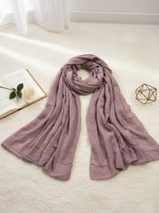 Bow Emb Hijab- Lilac
