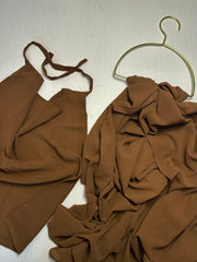 Hijab Niqab - ALMOND