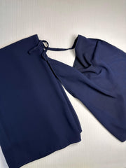 Hijab Niqab - NAVY BLUE