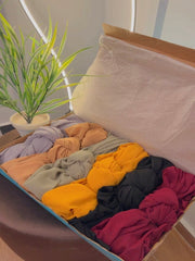Bundle of 6 - Premium Georgette Hijab