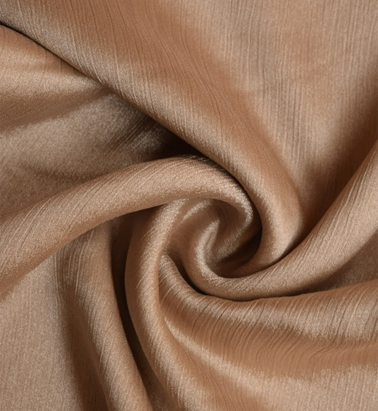Luxury Crinkle Silk Hijab - COPPER