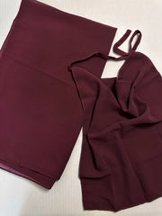 Hijab Niqab - DARK PLUM