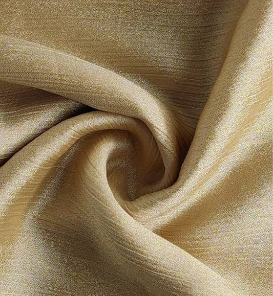 Luxury Crinkle Silk Hijab - GOLDEN