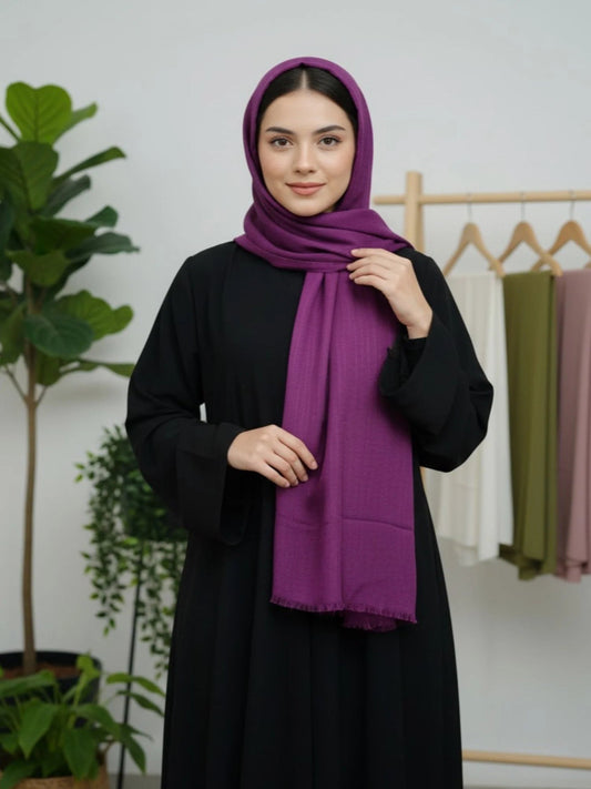 Turkish Lawn Hijab - PURPLE