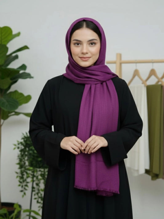 Turkish Lawn Hijab - PURPLE
